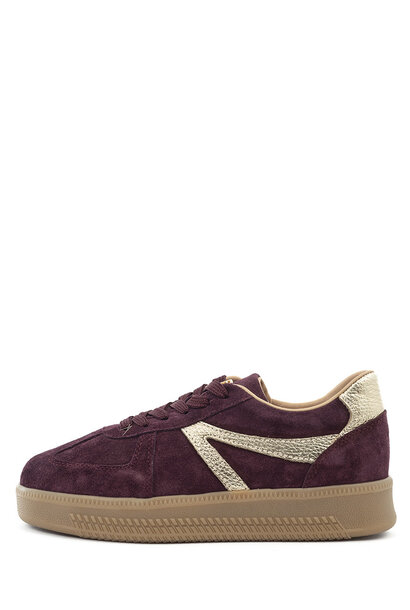 Sneaker Liva-48 bordo/gold