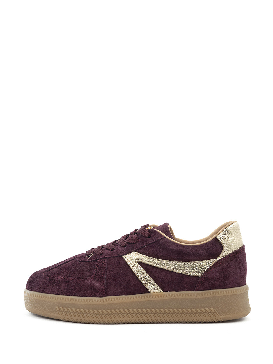 Sneaker Liva-48 bordo/gold-1