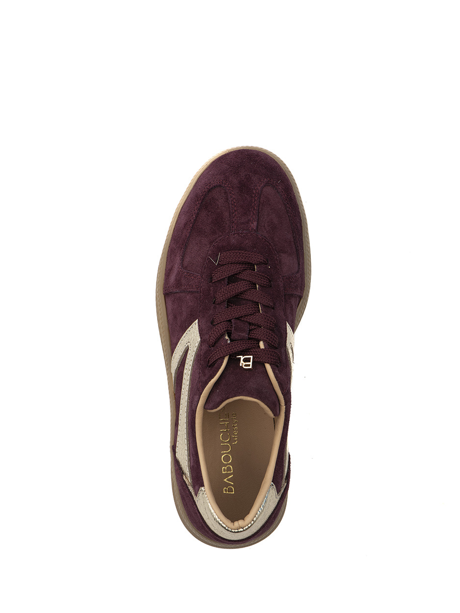 Sneaker Liva-48 bordo/gold-3