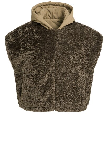 Bodywarmer 02-021009-609 slate black brown