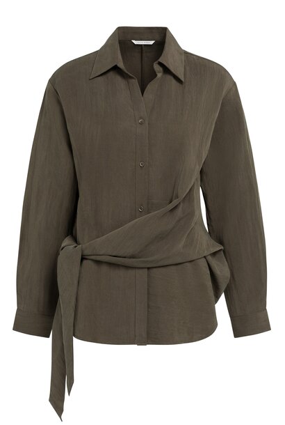 Blouse 01-201242-609 slate black brown