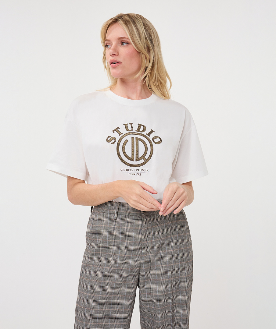 T-shirt F26.05537 off white-1