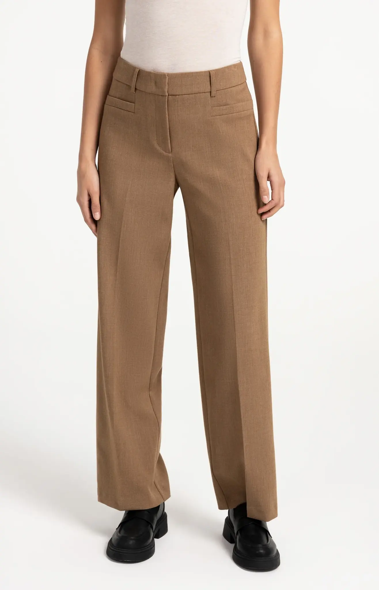 Broek 01-301285-609 otter brown melange-7