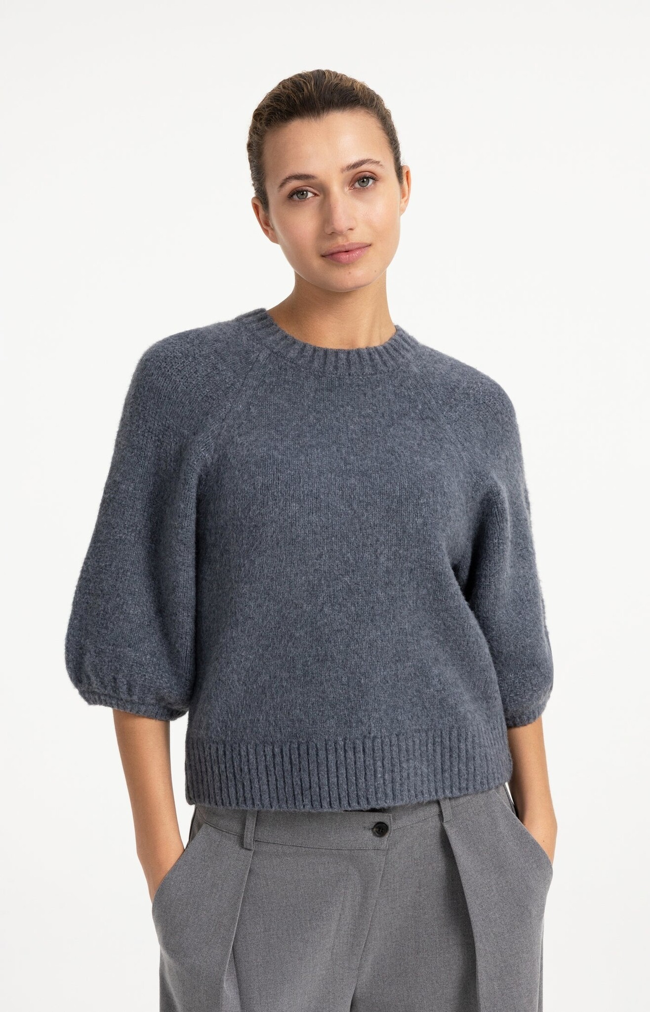 Trui 01-000644-609 arctic seal grey melange-1