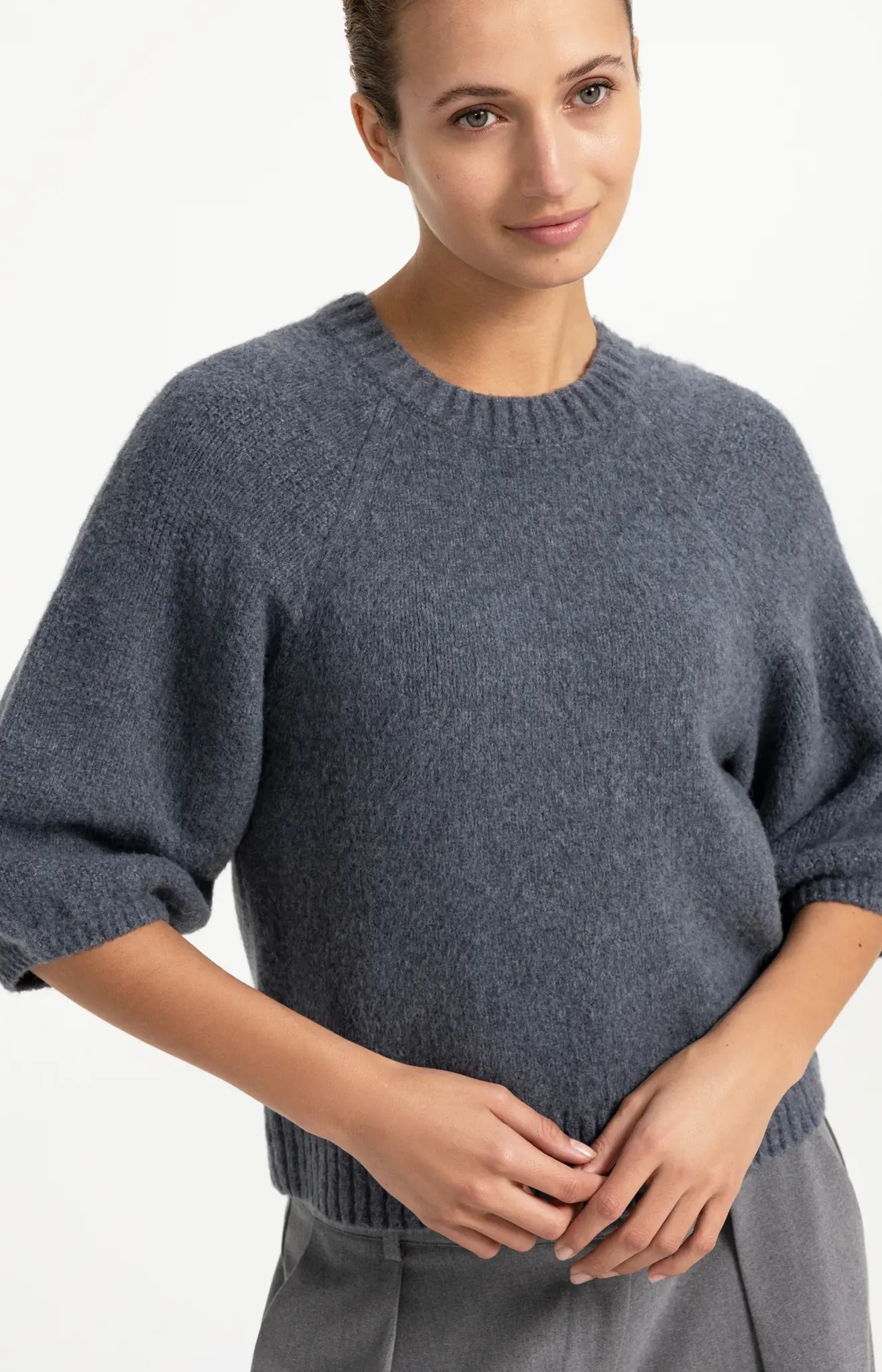 Trui 01-000644-609 arctic seal grey melange-6