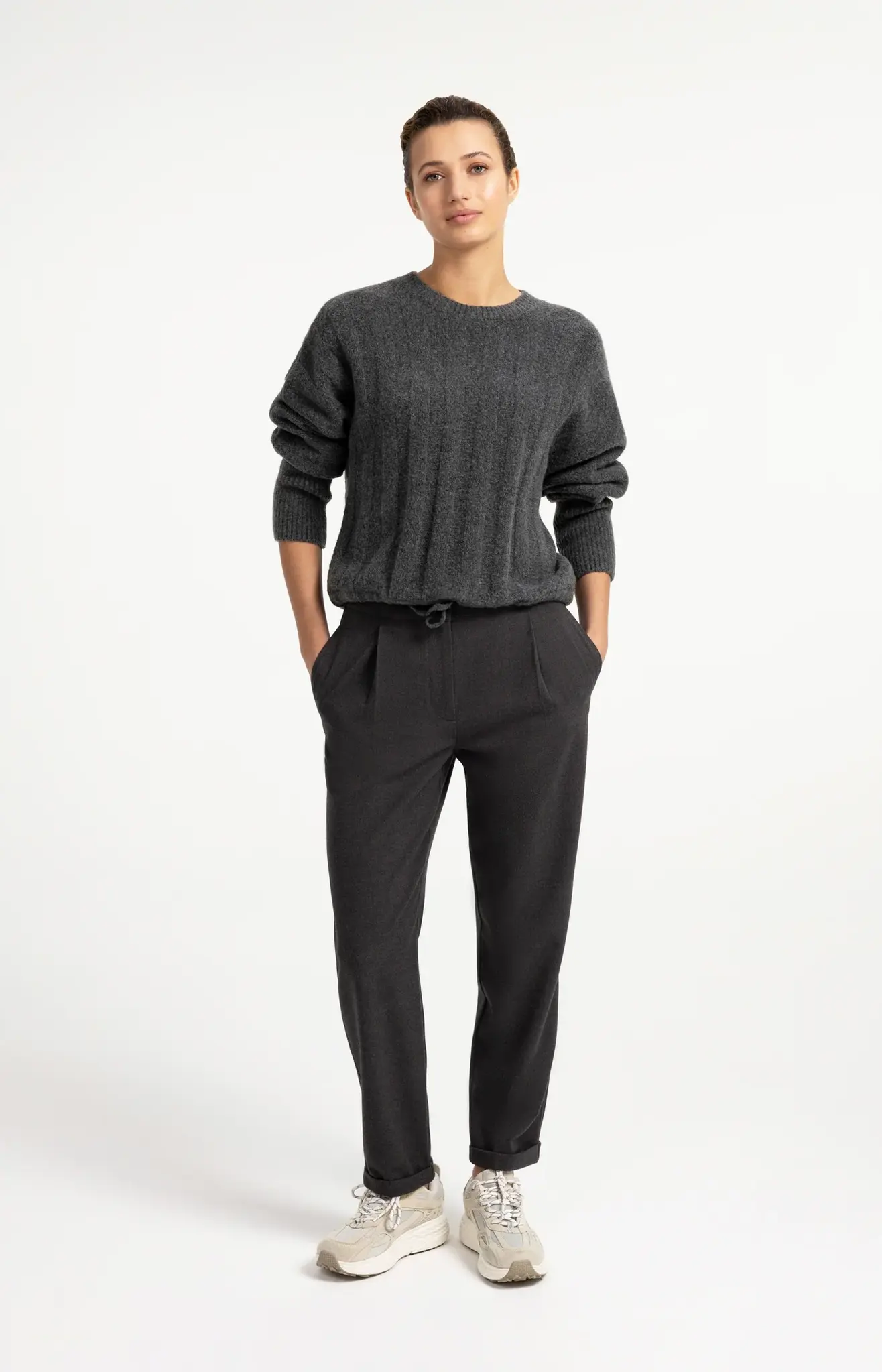 Trui 01-000631-609 grey melange-8
