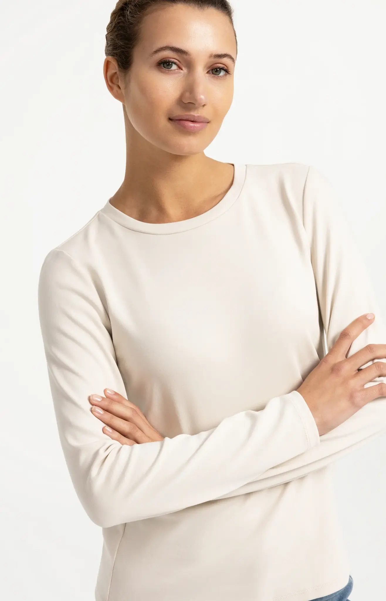 T-shirt 01-719040-609 birch sand-1