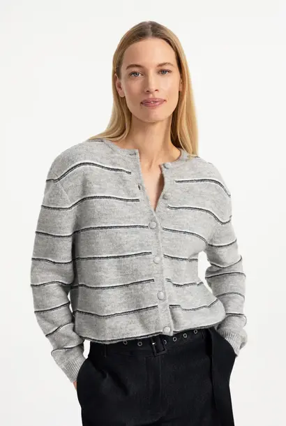Vest 01-010168-609 medium grey melange