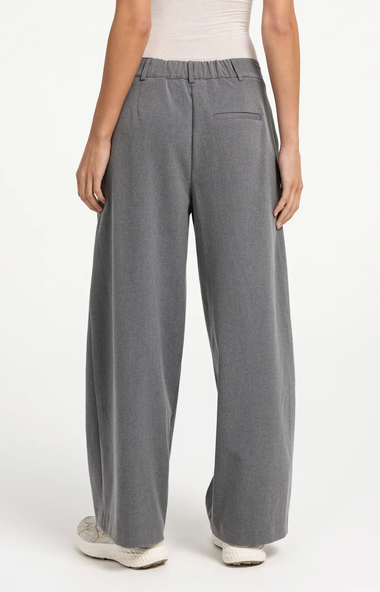 Broek 01-301286-609 anthracite melange-6