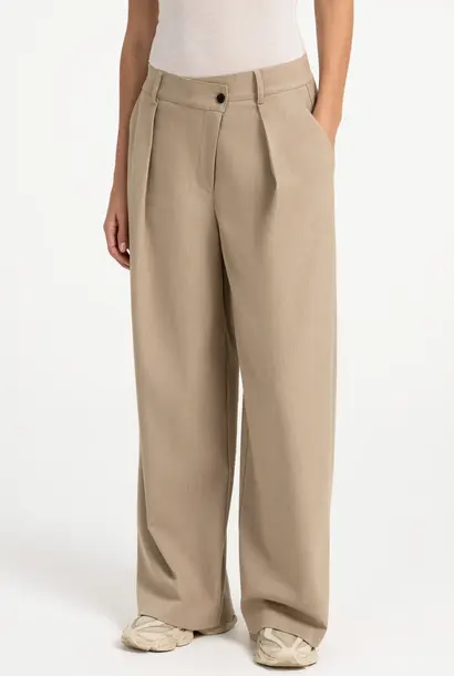 Broek 01-301286-609 pure cashmere grey melange