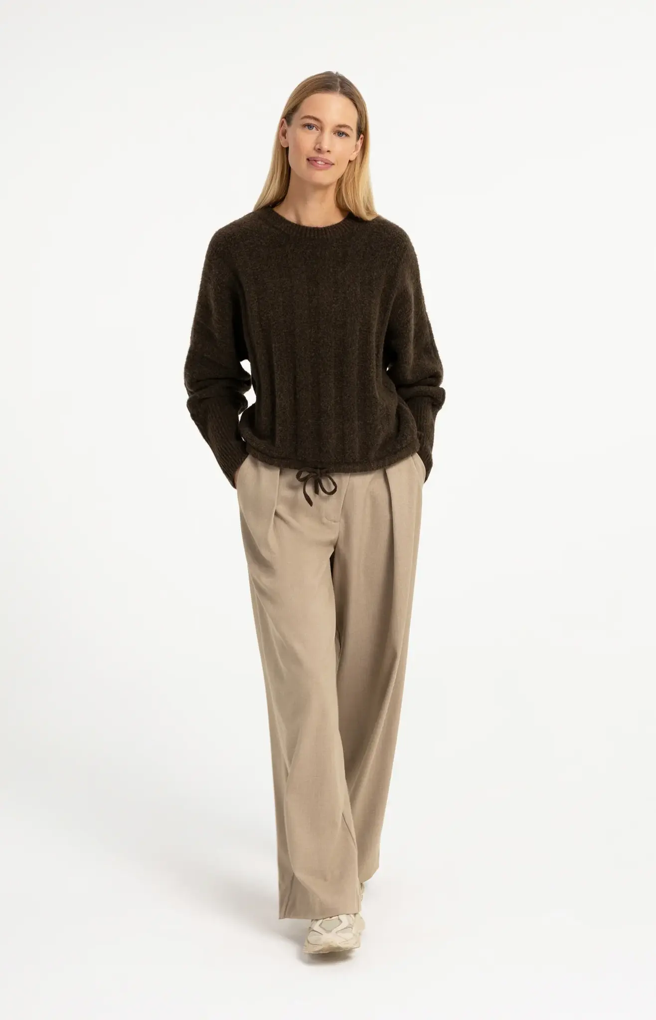 Broek 01-301286-609 pure cashmere grey melange-6