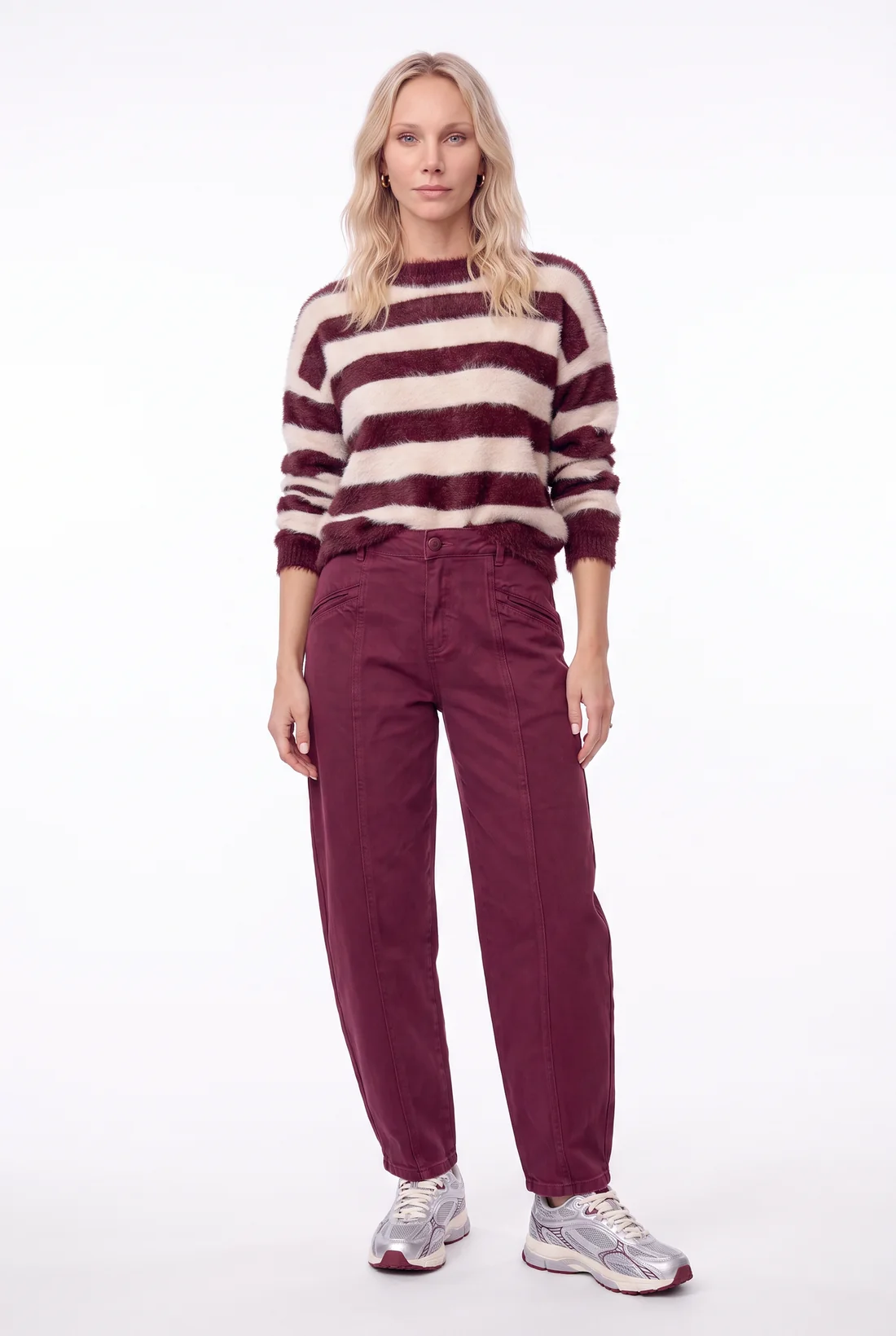 Jeans Oxi mauve wine-1