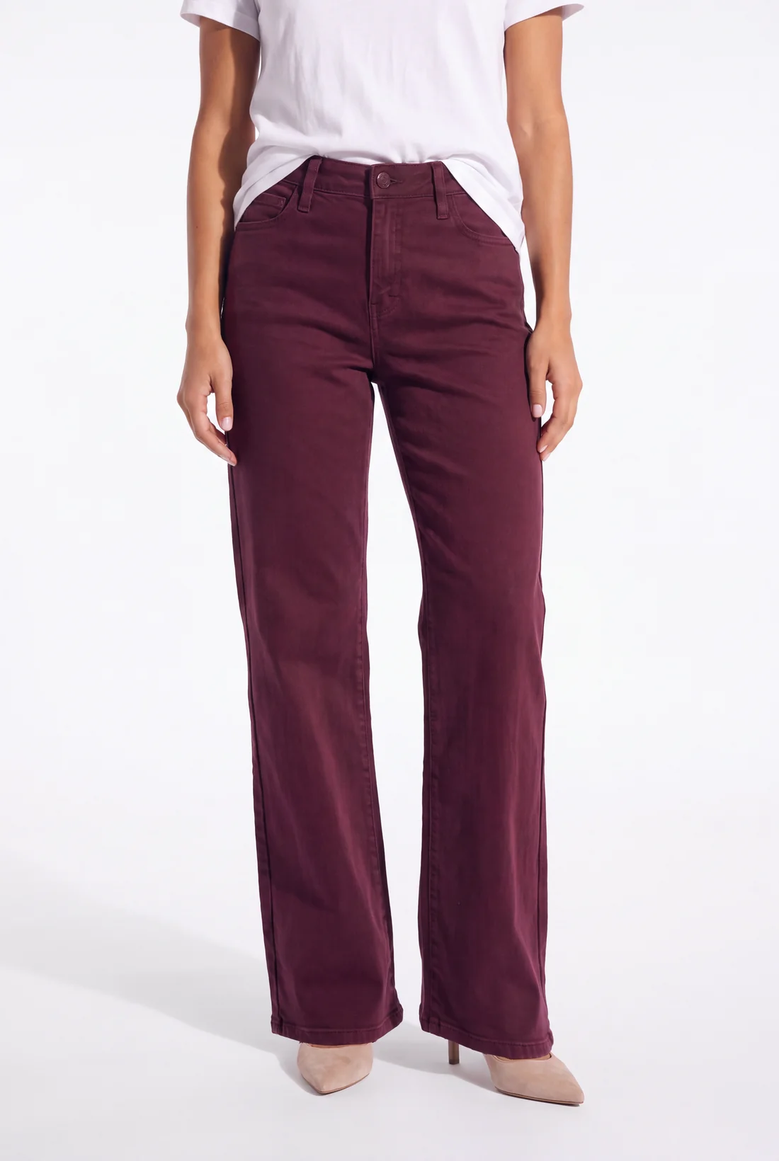 Jeans Sophie straight mauve wine-2
