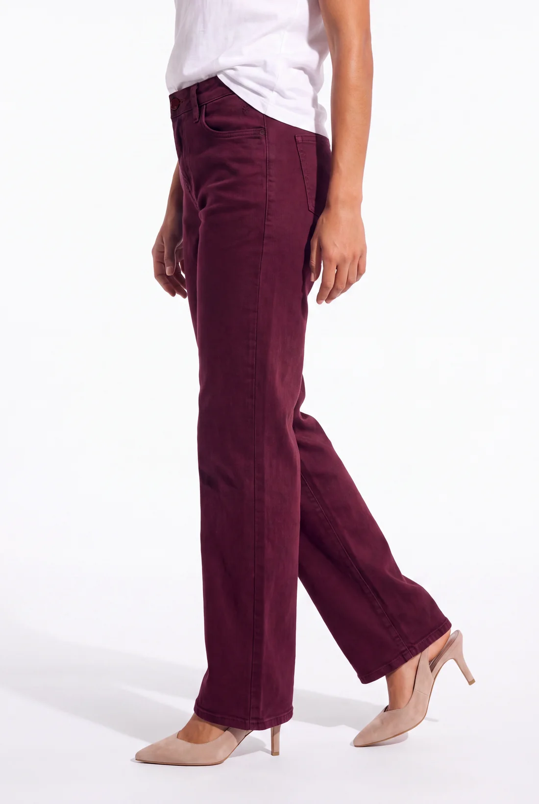 Jeans Sophie straight mauve wine-4