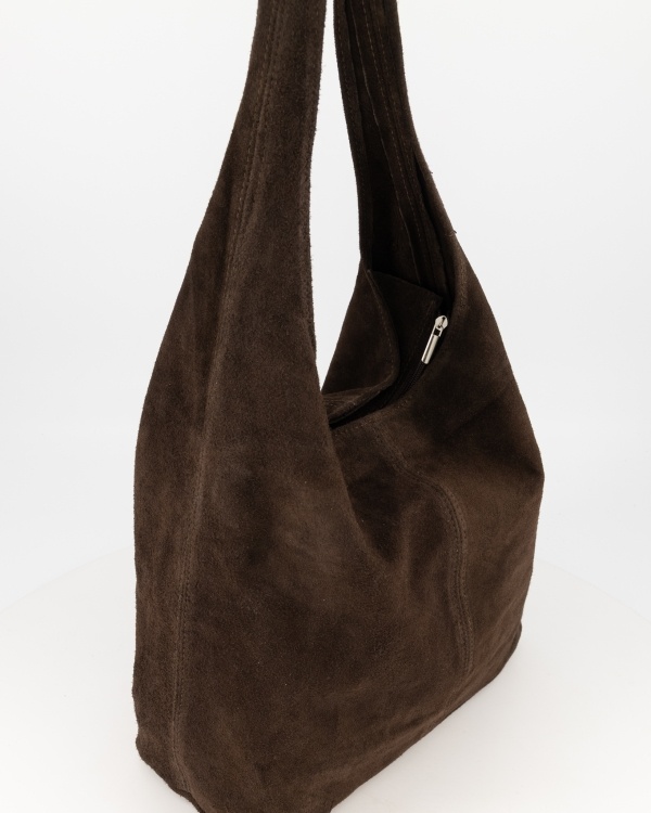 Tas Loreen suede dark brown-2