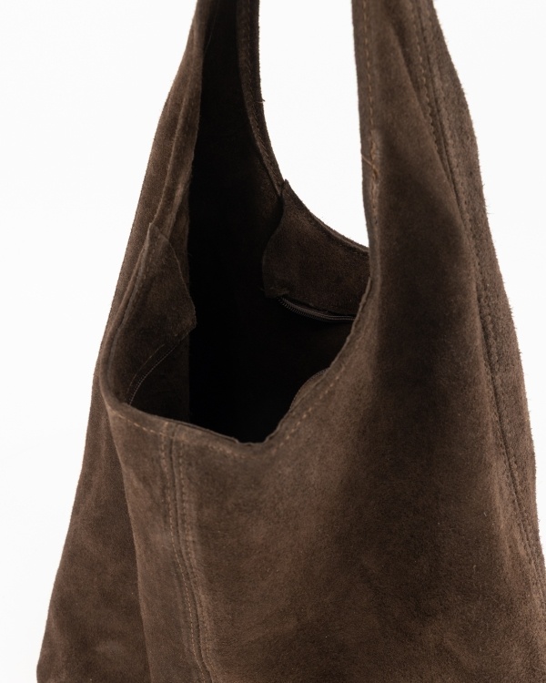 Tas Loreen suede dark brown-3