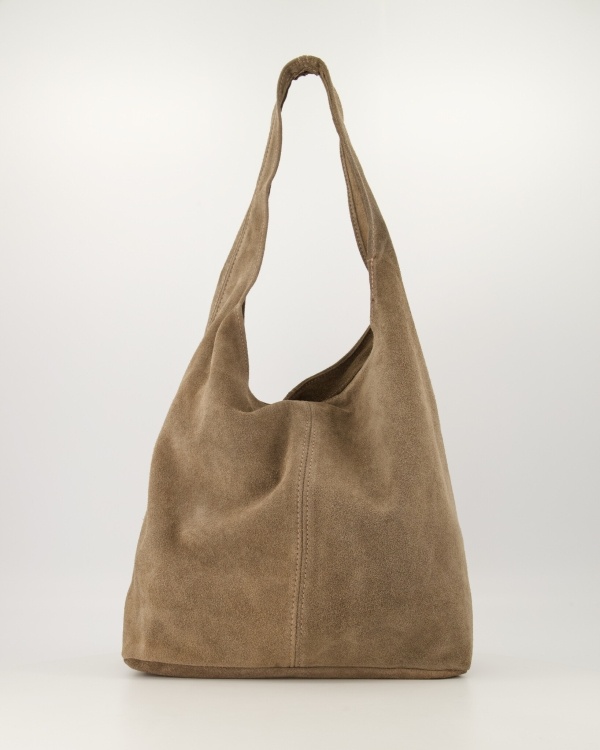 Tas Loreen suede taupe-1