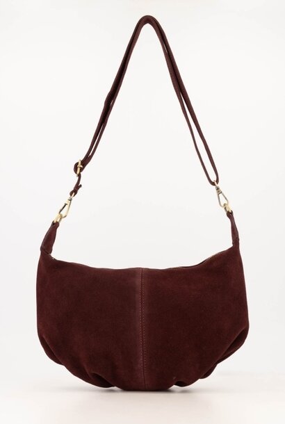 Tas Savina suede burgundy