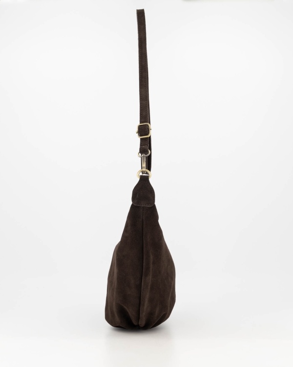 Tas Savina suede donkerbruin-2