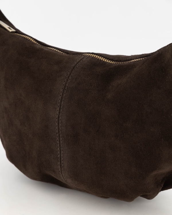 Tas Savina suede donkerbruin-3