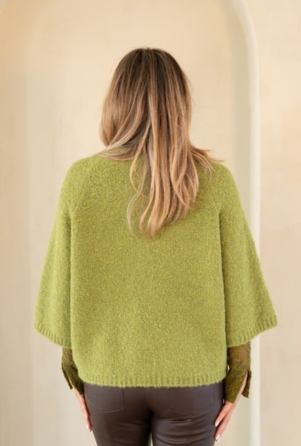 Trui Aspen olive green-7