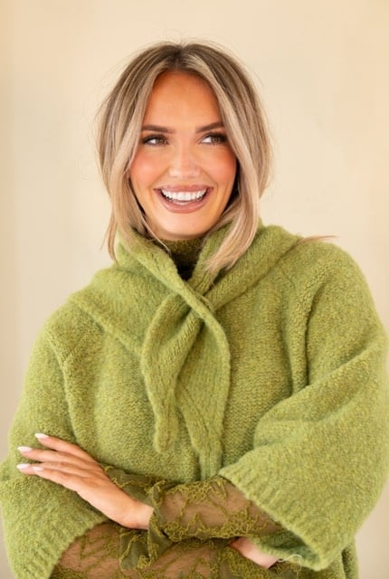 Trui Aspen olive green-8