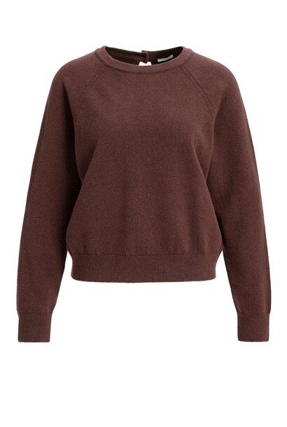 Trui 01-000653-610 bitter chocolate red