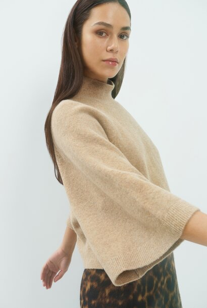 Trui 000655-610 dark beige melange