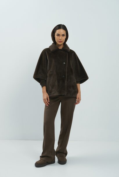 Broek 01-301296-610 cacao brown melange