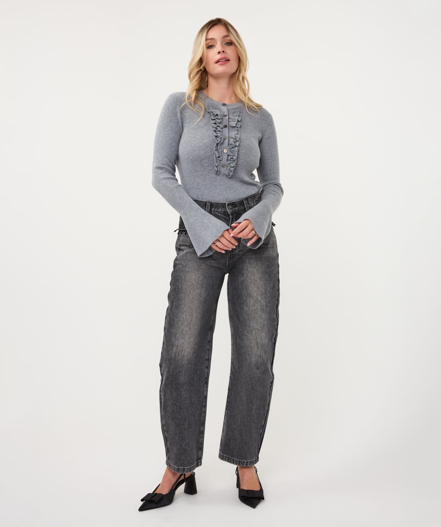 Trui W26.02715 grey melange-7