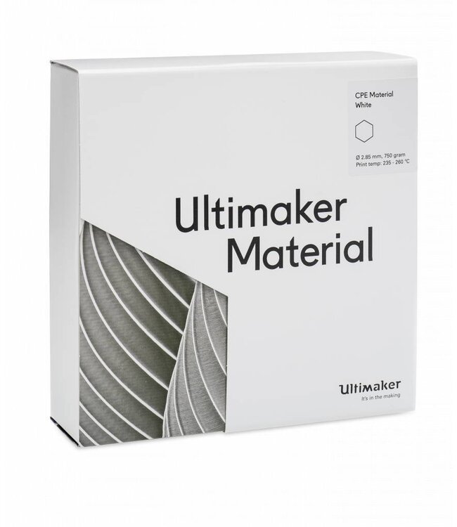 Ultimaker Ultimaker CPE  White 2,85mm