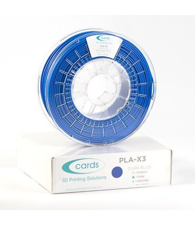 cards 3d printing solutions PLA-X3 Dark Blue 2,85mm