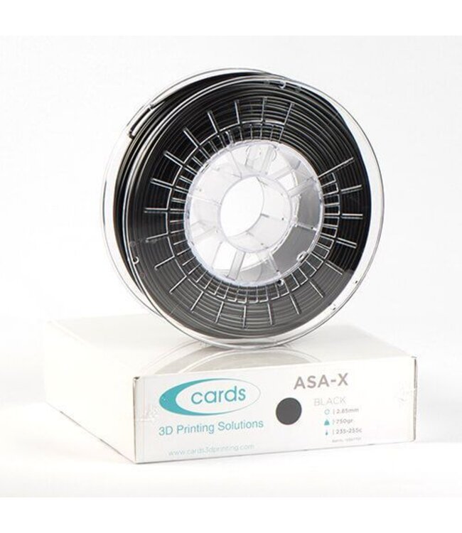 cards 3d printing solutions ASA-X Black 2,85mm