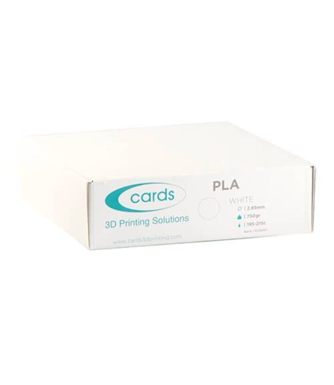 cards 3d printing solutions PLA White 2,85mm