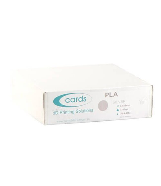 cards 3d printing solutions PLA Silver 2,85mm