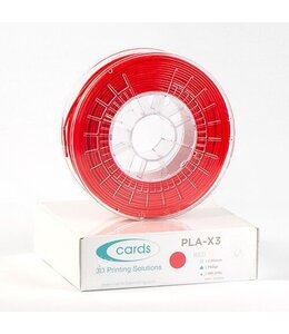 cards 3d printing solutions PLA-X3 Red 2,85mm