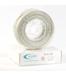cards 3d printing solutions PLA-X3 Light Grey 2,85mm