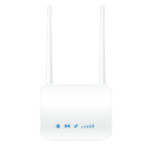 Router 4G met WiFi 4 x RJ45 met backup batteri