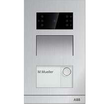 ABB Busch -Welcome Ip mini-buitenpost, 1 drukknop Aluminium