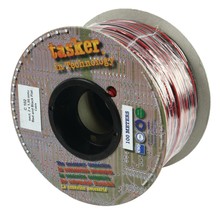 Luidsprekerkabel van Tasker 2x 4 mm²  Zwart/Rood 50 meter per Rol