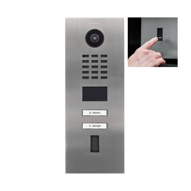 Doorbird IPvideodeurstation D2102FV met camera 2 drukknoppen