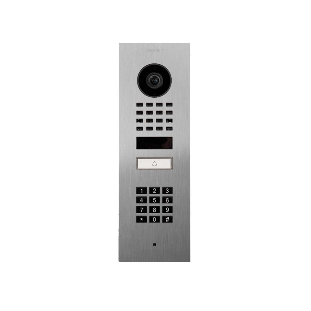 DoorBird Inbouw RVS D1101FV 1 drukknop en numeriek keypad