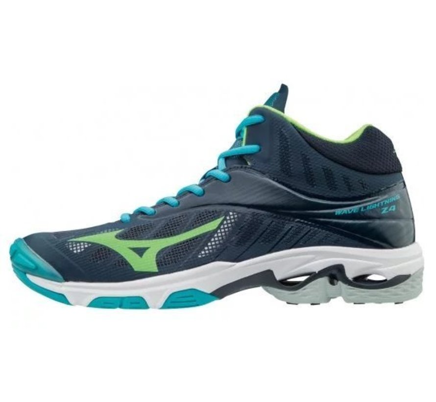 Mizuno Wave Lightning Z4 Mid blauw volleybalschoenen heren