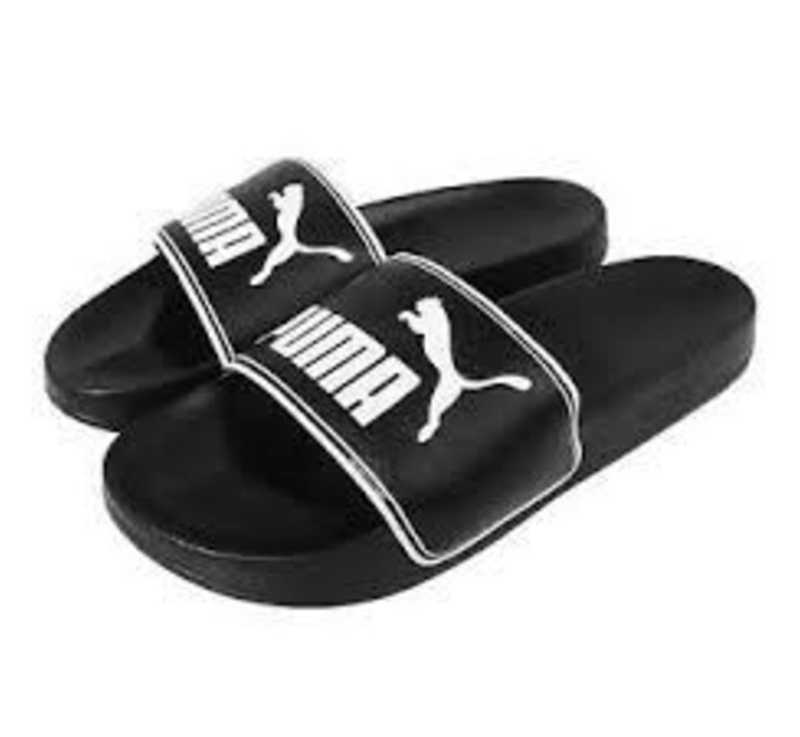 puma slippers zwart
