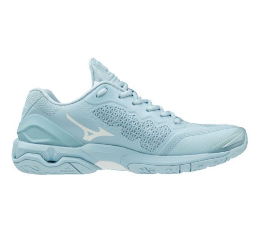 Mizuno Wave Stealth V blauw handbalschoenen dames