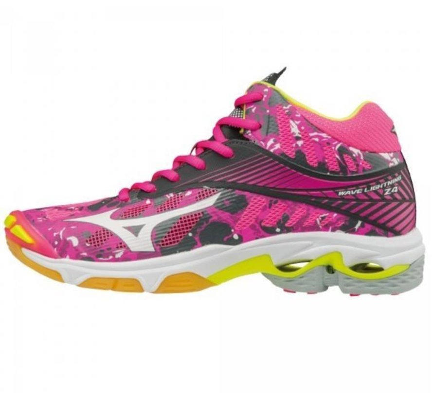 Mizuno Wave Lightning Z4 Mid roze volleybalschoenen dames