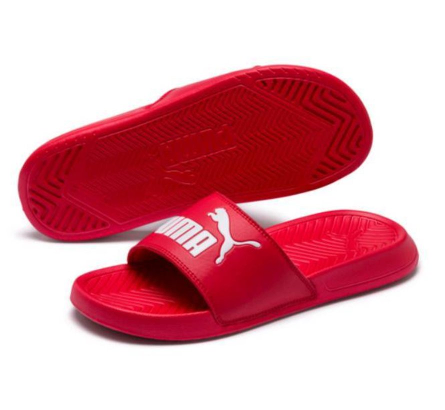 Puma Popcat rood badslippers uni