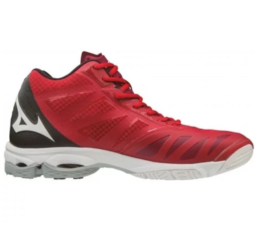 Mizuno Wave Lightning Z5 Mid rood zwart volleybalschoenen unisex