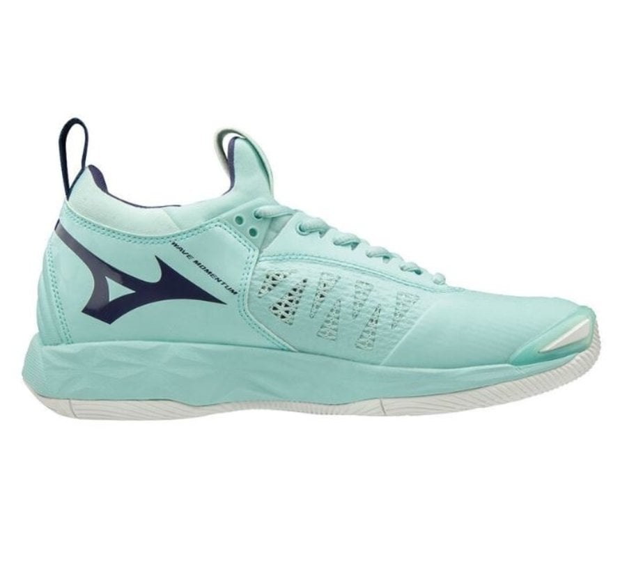 Mizuno Wave Momentum blauw volleybalschoenen dames