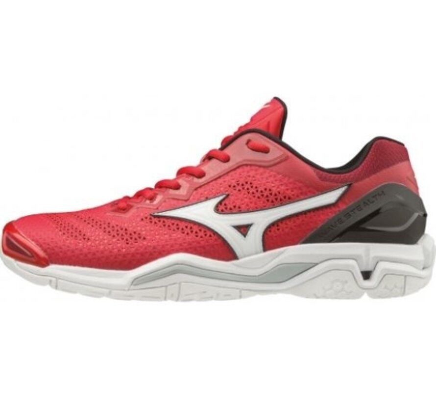 Mizuno Wave Stealth V rood handbalschoenen heren